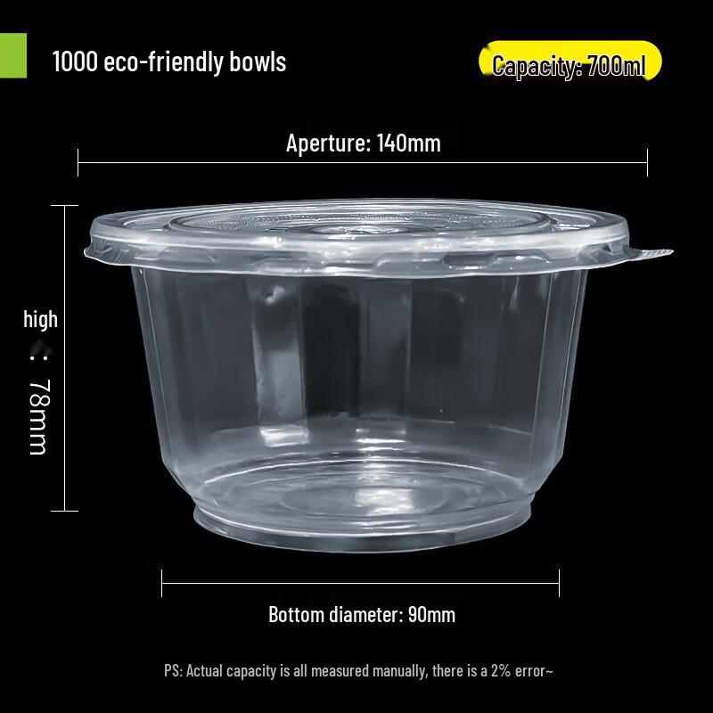 Disposable Plastic Takeaway Bowls