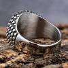 Ring Personalized Retro Round Spotted Ring, Titanium Steel Punk Locomotive Men'S Club Jewelry
