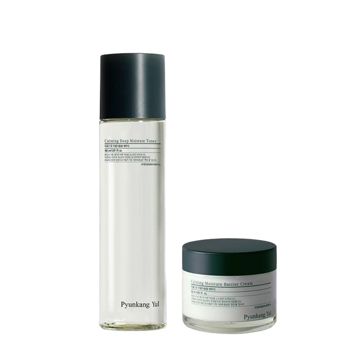 Pyunkang Yul Calming Skincare Duo Set (Soothing Toner 150ml + Barrier Cream 50ml)