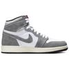 Air Jordan 1 Retro High OG GS Washed Black Kids Sneakers Grey Fire-Red Light-Smoke-Grey FD1437-051