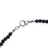 Name Accessories Necklace Choker [2PIECES] pe1511-Onyx-45 [Brand (Onyx - 45cm)]