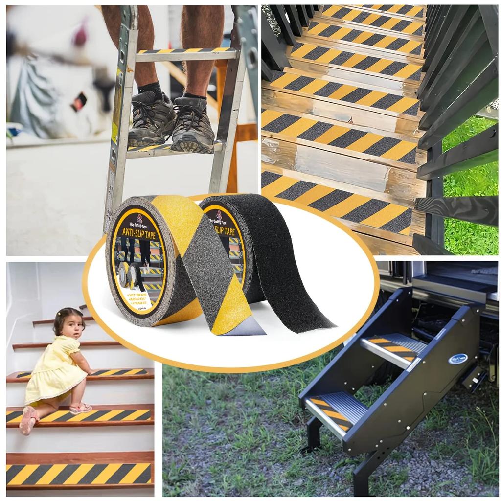 Anti-slip Tape Outdoor Anti Slip Stickers Elderly Anti Slip Strong Adhesive Safety Traction Tape Stairs Floor Safety Tread Step