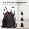 Módní skládací běžecký fitness batoh - Velká kapacita, přenosná stahovací taška