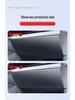 Tesla Model 3/Y Glove Box Kick Mat, Carbon Fiber Texture Door Protector, Interior Accessory.