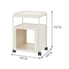 Metal Coffee Table Nordic Living Room Wheel Furniture Tee Table Luxury Interior Removable Decor Tables Creative Design Tables