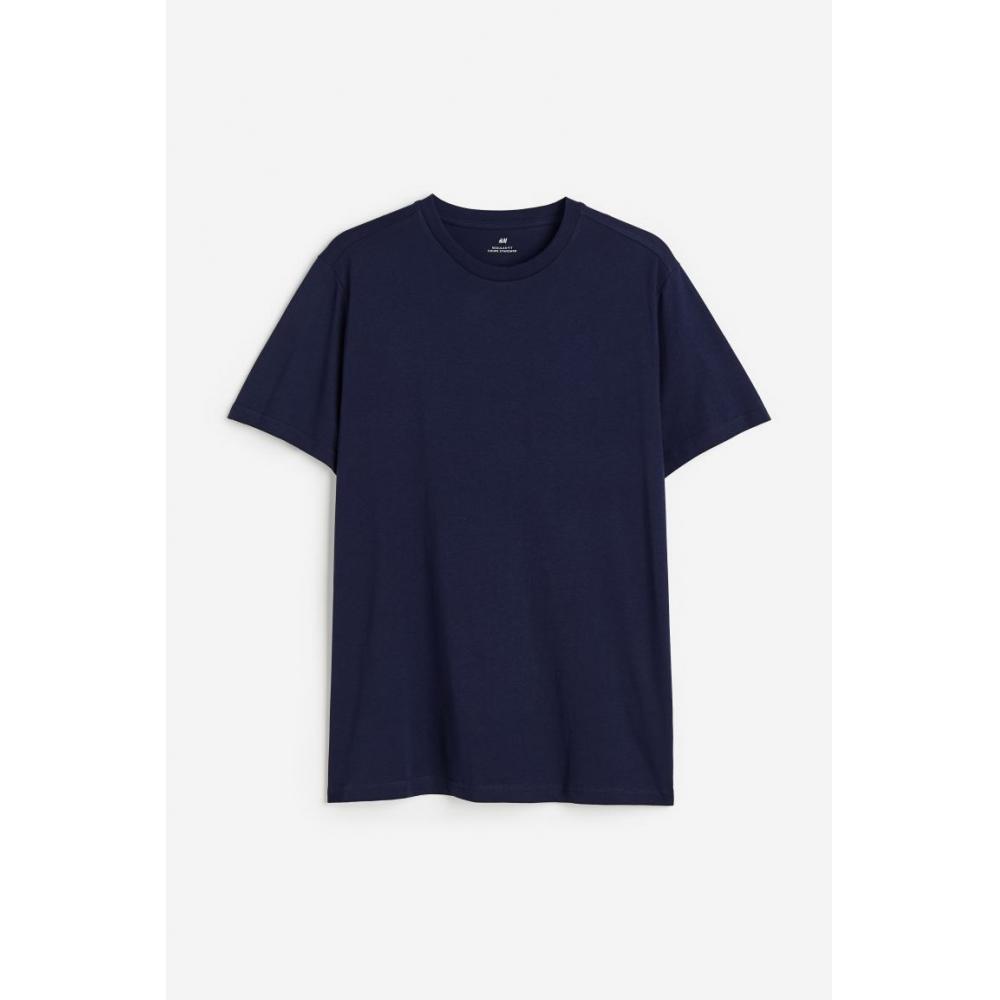 H M Regular FiT T sHirT Dark Blue
