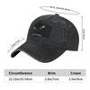Scary Cat Eyes On A Black Background Baseball Caps Vintage Denim Washed Headwear Unisex Style Outdoor Running Hats