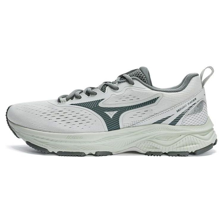 Mizuno Unisex Racer Running Shoes White Black D1GH223613 40.5