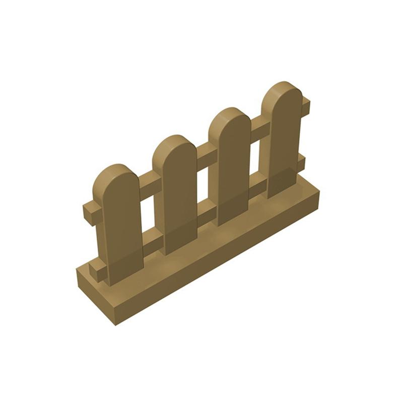 20PCS FENCE 1X4X2 Dots Compatible 33303 Fences & Ladders Building & Furniture Self-Locking Bricks Building Blocks Toys Accessori