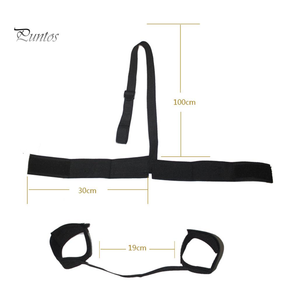 Adult Hand Ankle Back Restraint Belt Couple Sex Game Toys Bondage Rope Harness