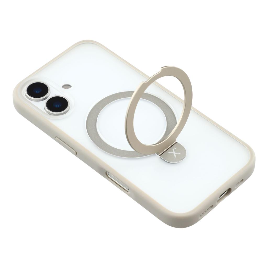 For iPhone 17 Case Metal Kickstand TPU PC Phone Back Cover