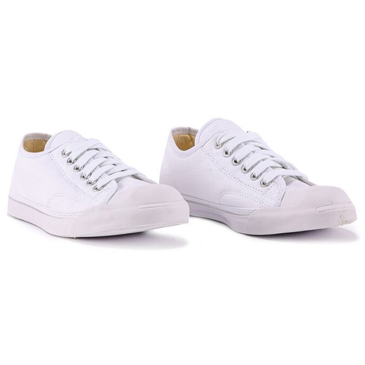 Converse Jack Purcell Comfortable Minimalist Low-Top Canvas Shoes Women Sneakers White 570482C