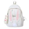 Student Schoolbag Girl's Cute Rabbit Ears Backpack Large Capacity Backpack