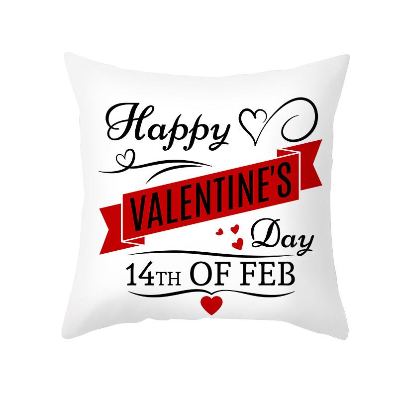 New Valentine's Day Theme Pillow Cover Home Pillow Cushion Cover