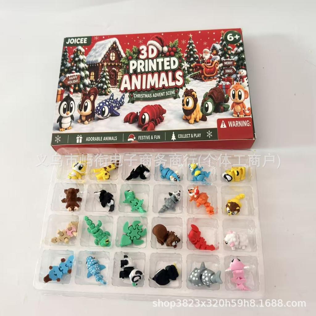 2026 Christmas Advent Calendar, 24 Day Holiday Countdown Calendar for Kids and Adults, Decor for Home Office Desk