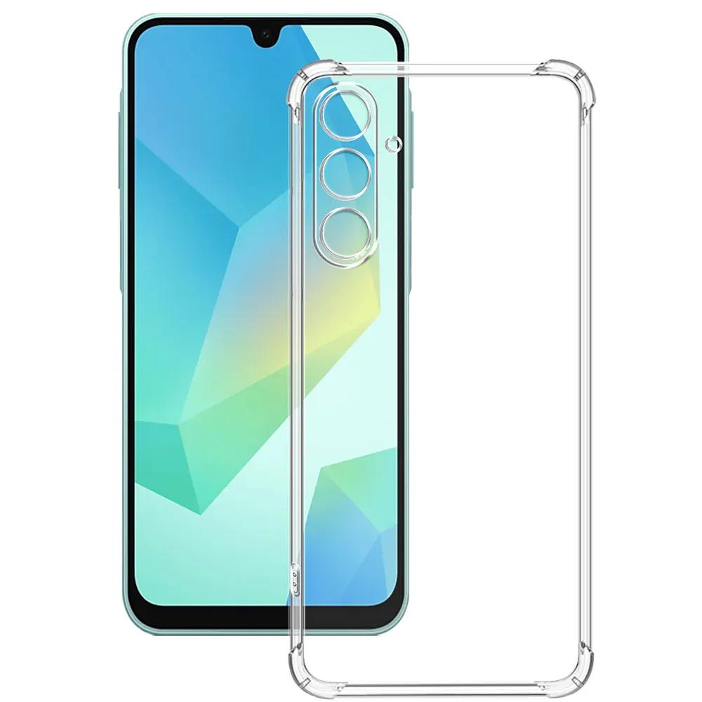 

EUCAGR For Samsung A16 4G 5G A165F A166B Case Shockproof Airbag TPU Silicone Soft Phone Case For Samsung Galaxy A16 Back Cover For Samsung A16 4G