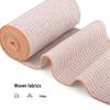 Light Brown Medium Stripe Breathable Elastic Bandage for Compression and Sports Support