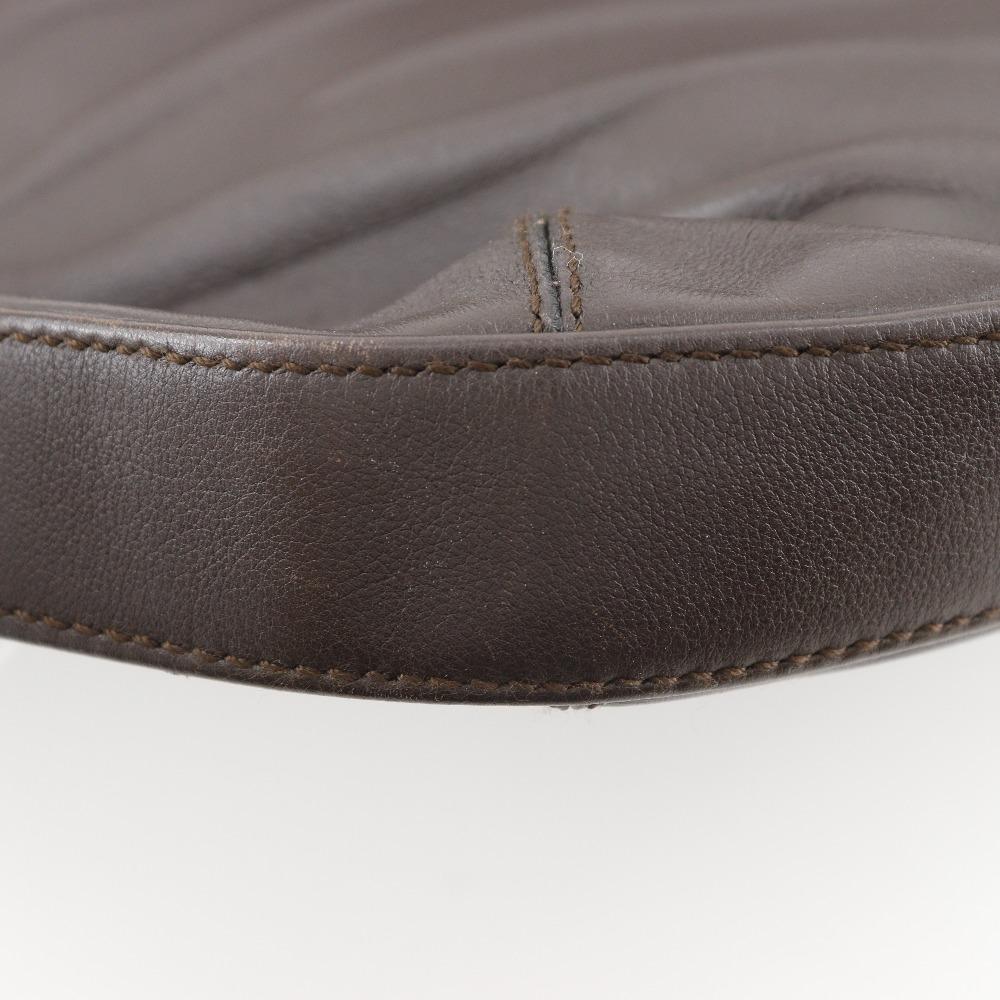 CARTIER PANTHERE Shoulder Bag Panther Hobo bag Brown leather Women Used