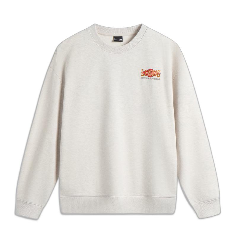 Li-Ning Moletom Unissex Retrô com Estampa de Logo AWDV373