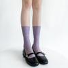 Women Socks Summer Ultra-thin Transparent Nylon Long Socks Women Casual Thin Breathable Solid Color Black White Skin Gray Socks