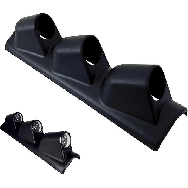 Black Universal 2" 52mm Single 1 Hole Dash Gauge Console Dashboard Pod Holder