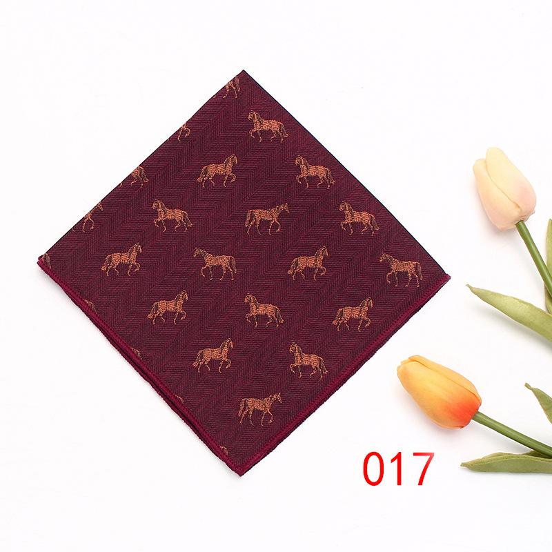 Men'S Business Suit Pocket Towel Pattern Wedding Chest Towel Handkerchief Banquet Small Square Towel Suit Accessories