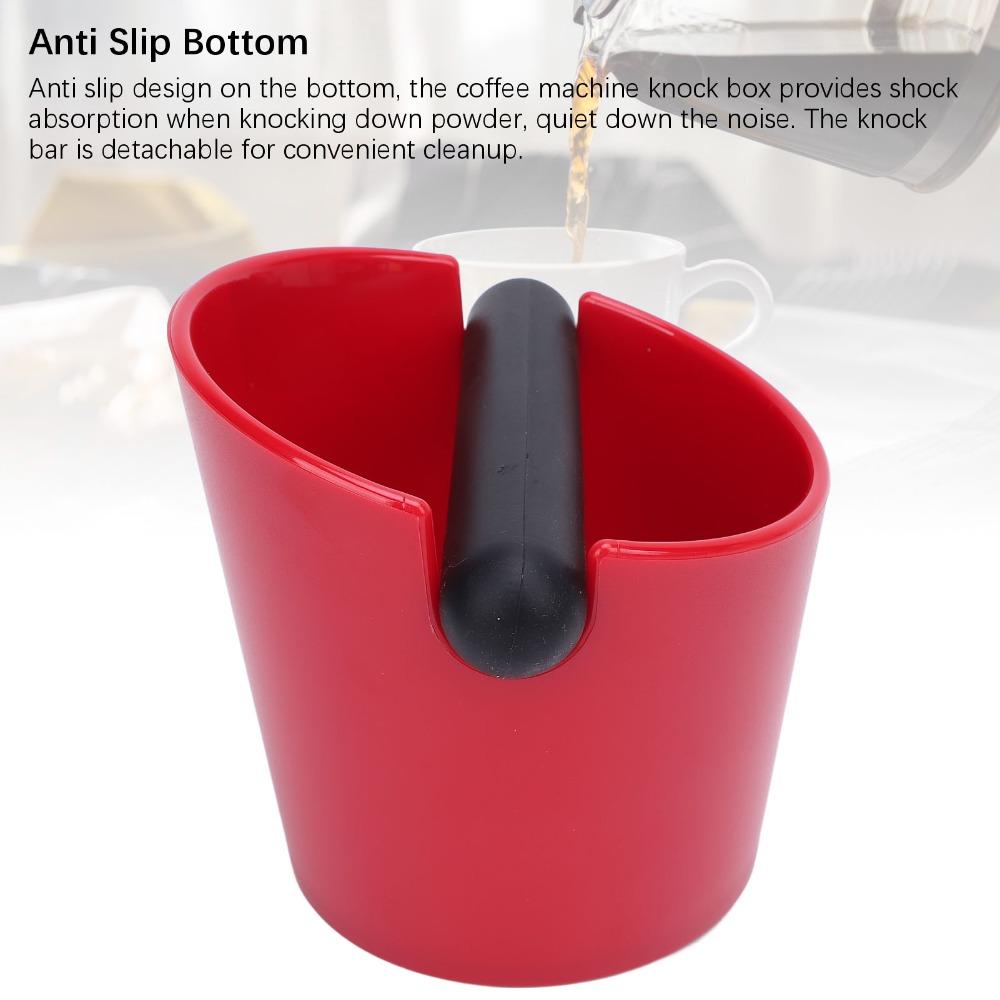 Splash Proof Coffee Knock Box Anti Slip Bottom Espresso Knock Box For Espresso Machine