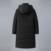 2025 New Cold Clothing Men's Long Winter Youth Men's Women's Hooded Warm Jacket
