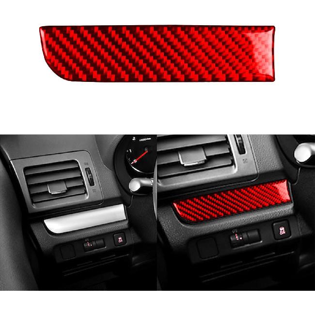 Real Carbon Fiber Auto Interior Accessories Sticker Compatible with Subaru Impreza 2012-2014/Subaru XV Crosstrek 2013 2014 Car Floor Console Gear Driver Side Trim