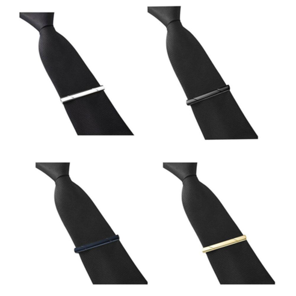 Elegante Einfache Herren Anstecknadel Zubehör Hemd Clip Krawatte Krawattenklammern Verschluss