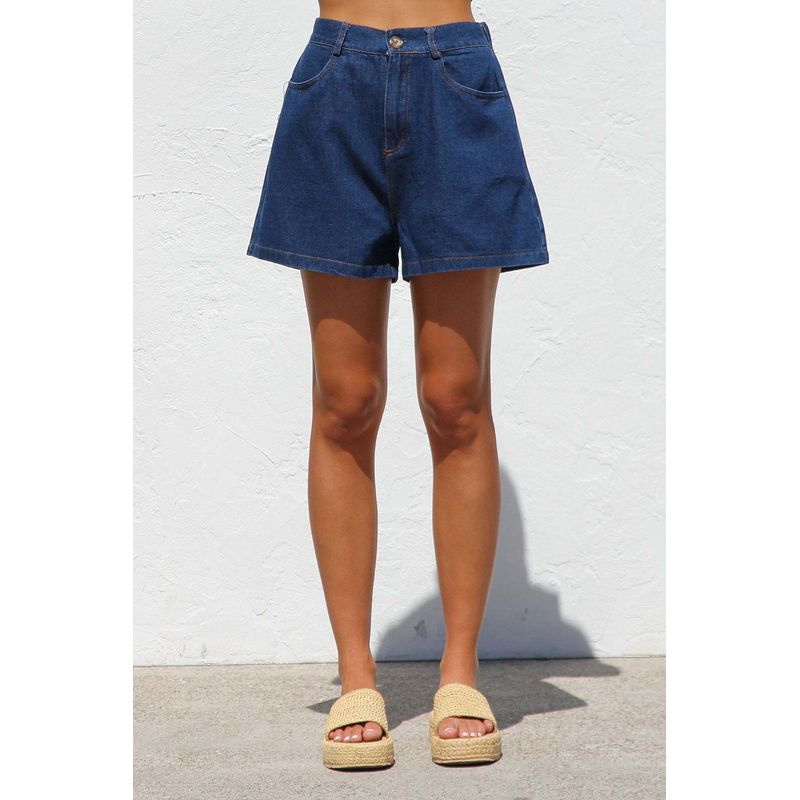 

Cowboy Shorts Set2025 Spring and Summer New European and American Women Fashion Sleeveless High Waist Demin shorts Set Dark blue pants XXL