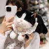 Süße Weiche Simulationskatze Plüschtiere Flauschige Geräusche Machende Realistische Katzenpuppe Stofftier Heimdeko