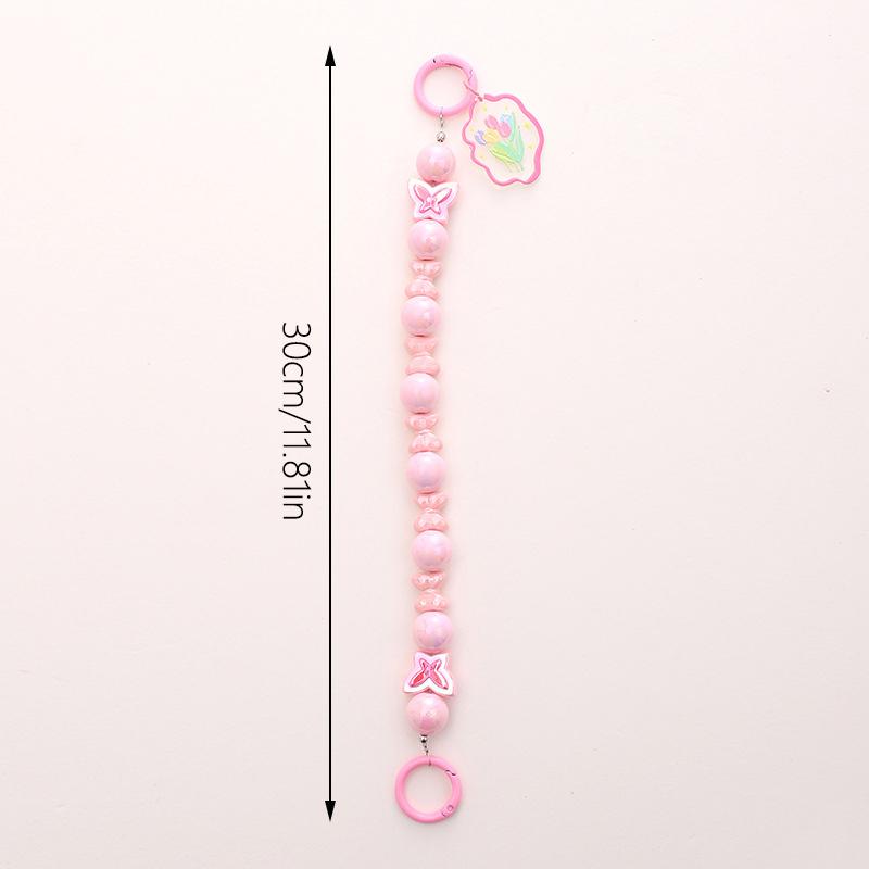 Lanț pentru Telefon Mobil cu Mărgele Sirenă Anti-Pierdere Șnur pentru Telefon Breloc Pandantiv Iepure Brățară pentru Pahar cu Apă Decor pentru Căști Cameră