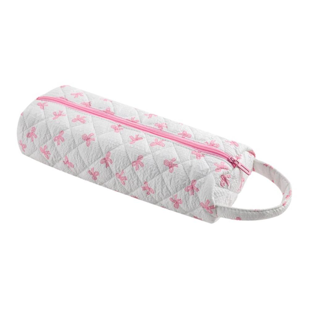 Quilting Cotton Hair Dryer Storage Bag with Handle Large Capacity Curler Storage Bag Soft Dustproof Carrying Case for Travel
