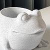 3D Tištěný Žabí Květináč Vnitřní Venkovní Tvar Zvířete Sukulenty Bylinky Květináč Nádoba Domácí Balkon Zahrada Dekorace