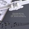 LOYELEY Music Clips Set of 4 Page Stand Bookmark Stand Music Note Clips Page Clips Plastic Musical Instrument Parts Piano Music Sheet Stand Goods