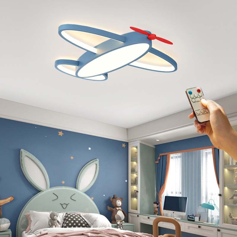 Children's room lights bedroom room lamps and lanterns modern simple Scandinavian boys and girls creative led ceiling light
