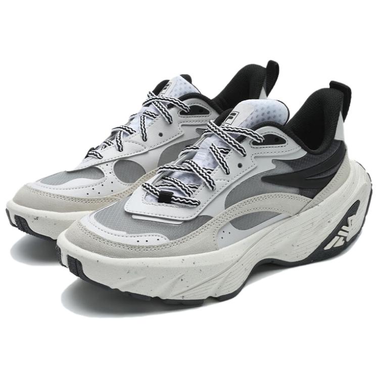 Fila Warpdrive Comfortable Durable Low-Top Casual Shoes Women Sneaker White Gray F12W421111F-WN