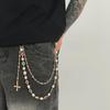 European and American Hip Hop Niche High-end Jeans, Trouser Chains, Men's Trendy Fashion Personalized Lanyards, Men's Waist Chains