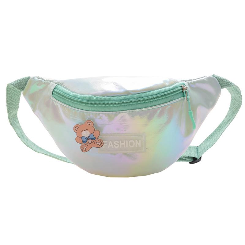

Childrens Adorable Laser Waist Bag With Fun Cartoon Patterns Ideal Preschoolers For зелений