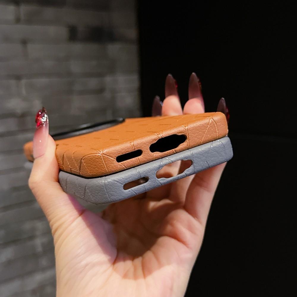 For VIVO X200 Pro Case Luxury PU Leather Magnetic Wireless Charging Protective Back Cover Case For VIVO X200 Pro Mini Shell