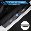 Leather Car Door Plate Threshold Protector Strip Sticker For VW Scirocco Jetta Beetle Golf Passat Polo Tiguan Sharan Touran zw9