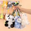 Stuffed Design Stuffed Animal Doll Multicolor Hanging Pendants  Bag Ornament