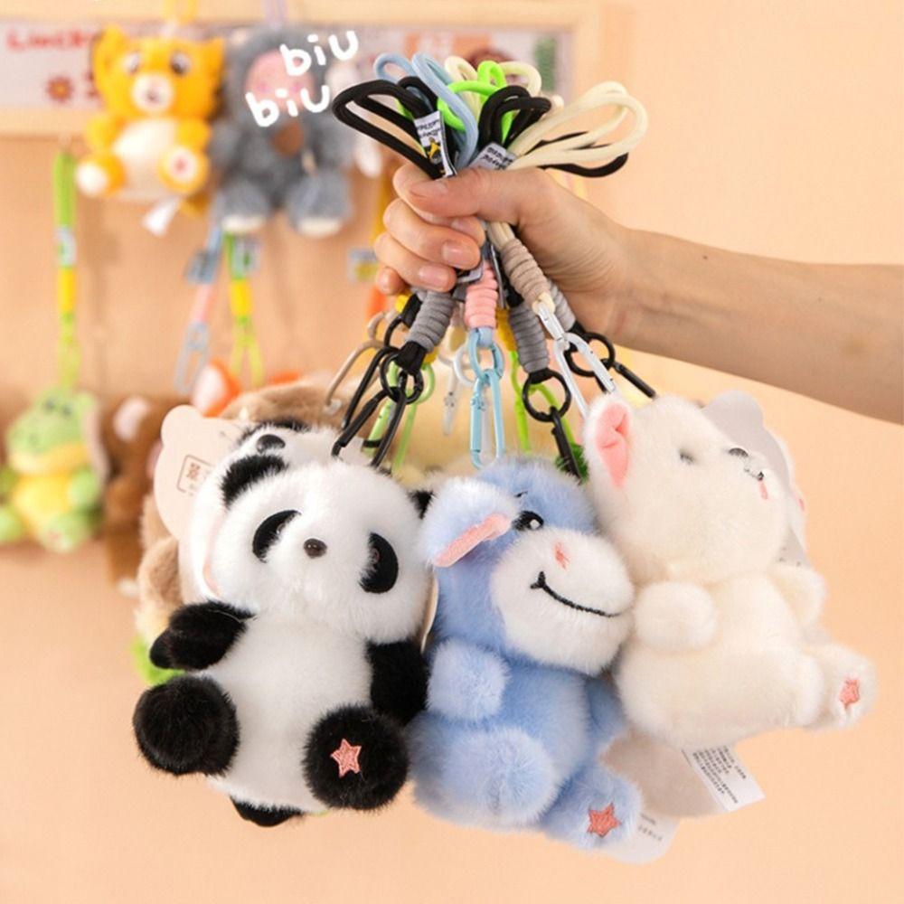 Stuffed Design Stuffed Animal Doll Multicolor Hanging Pendants  Bag Ornament