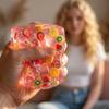 Sensory Stress Relief for Hand Exercise and Relaxation with Fruit Pattern and Soft Material for Stress Reduction and Focus Enhancement