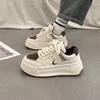 Muffin versatile little white shoes women's autumn high-end thick baseplate shoes new German training casual sports shoes