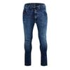 Diesel Mens Krly Denim Ripped Straight Leg Jeans