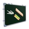 2X3 Feet Non-Magnetic Double-Sided White Board And Chalk Board | Ideal Use For Home, Office, With Sliding Hanging Clips,