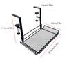 No-Drill Under-Desk Cable Management Rack and Storage Shelf