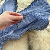 Korean Fashion High-Waisted A-Line Maxi Dress Summer V-Neck Sleeveless Lace-Panel Checkered Elegant Long Dress for Women